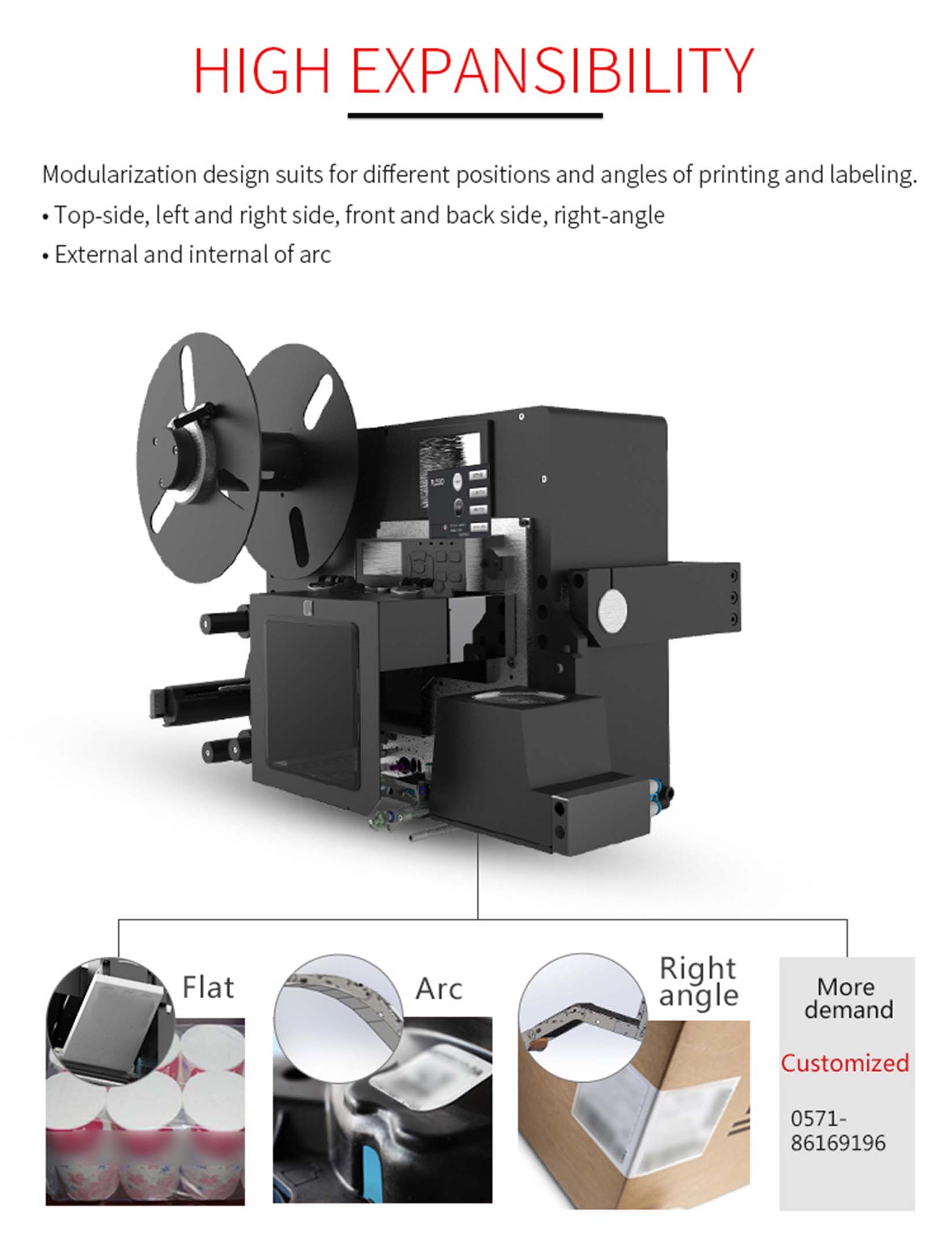 Real Time Print and Blow-Apply Labeling System PLS54C